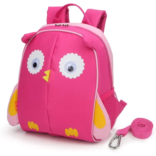 Miniatura 34 de Yodo, Bolsa para almuerzo aislada y mochila preescolar infantil, con correa de arnés de seguridad para niños o niñas, Dinosaur