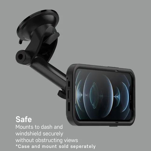 Miniatura 5 de OtterBox Soporte para parabrisas y tablero de coche Performance para MagSafe - Negro