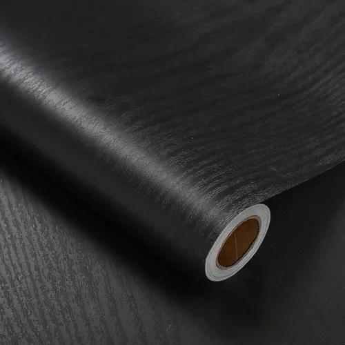 Miniatura 13 de Papel tapiz dorado para despegar y pegar, papel de contacto geométrico beige a rayas, 137" x 15.7" pulgadas, autoadhesivo, extraíble