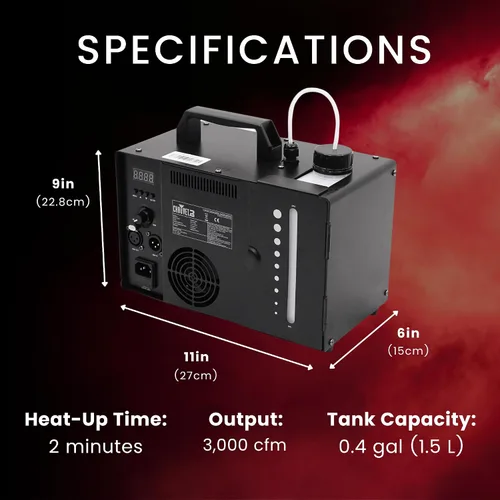 Miniatura 2 de CHAUVET DJ HURRICANE HAZE 1DX (HHAZE (HHAZE 1DX)