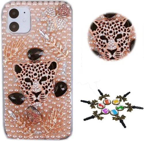 Miniatura 28 de Sparkle - Funda para teléfono compatible con Samsung Galaxy Z Flip 2 5G, elegante, hecha a mano en 3D, con diseño de diamantes de imitación