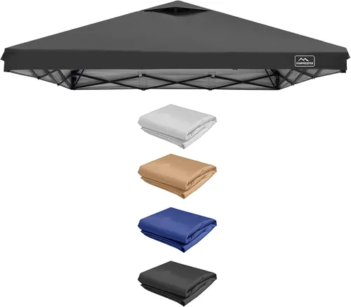 Miniatura 69 de KAMPKEEPER Cubierta de Repuesto Superior para Carpa Toldo Emergente con Ventilación de Aire y Correa Elástica Ajustable, Poliéster Resistente a Azul