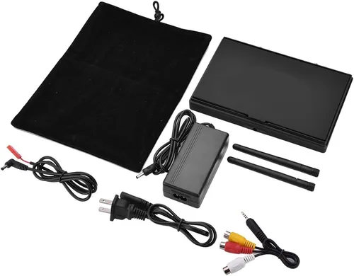 Miniatura 3 de FPV Monitor Dual Receptor 5.8GHz 40Channels 7Inch LCD Monitor/Pantalla Receptor Monitor para FPV Drone Quadcopter con Receptor Inalámbrico 140/120