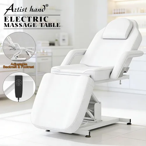 Miniatura 8 de Artist hand Mesa de masaje eléctrica de altura ajustable cama de masaje cama de masaje cama facial cama de pestañas para extensiones de pestañas