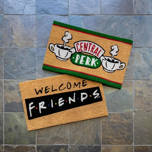 Miniatura 2 de Gertmenian Friends Coir Doormat - Alfombra de bienvenida de 2x3 (paquete de 2), ideal para áreas de alto tráfico en la puerta principal, garaje