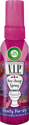 Miniatura 6 de Air Wick V.I.P. - Aerosol para inodoro Pre-Poop, hasta 100 usos, contiene aceites esenciales, aroma de modelo fresco, tamaño de viaje, 1.85 onzas