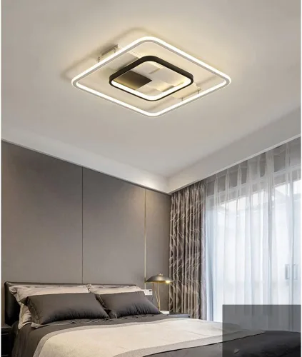 Miniatura 2 de Lámpara de techo LED de 45 W, con control remoto, brillo regulable, 3000-6000 K, lámpara de techo moderna de montaje empotrado para sala de estar