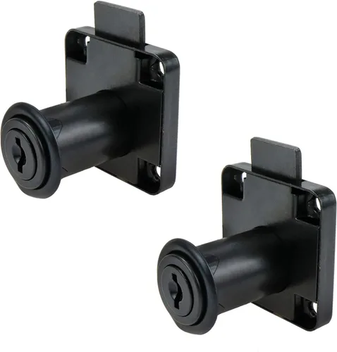 Miniatura 6 de Sscon Paquete de 4 cerraduras de gabinete para cajones, cerraduras de escritorio con llaves para archivadores, cajas de almacenamiento, tipo