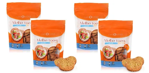 Miniatura 8 de Tostada Melba baja en carbohidratos (cebolla y ajo) 4 oz.
