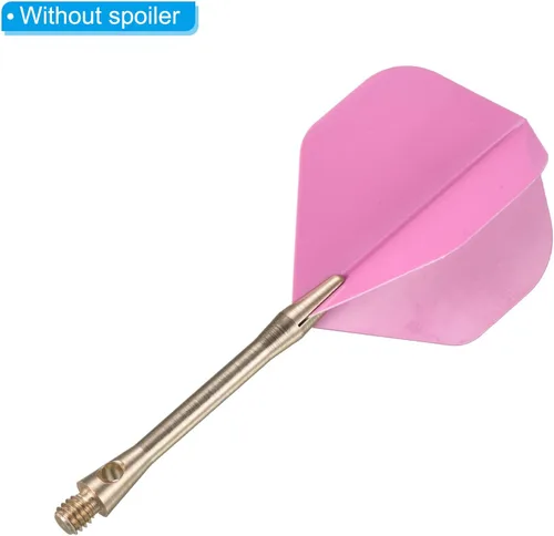Miniatura 4 de PATIKIL Eje de dardo, rosca mediana 2BA de aluminio Dart Tallos de dardo Accesorios de lanzamiento de montaje para punta de acero Latón
