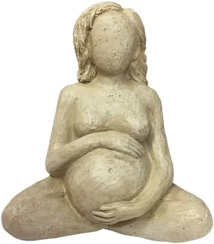 Estatua de la gran madre, figura de mujer que da a luz, escultura de resina para mujeres embarazadas para decoración de mesa, regalo significativo