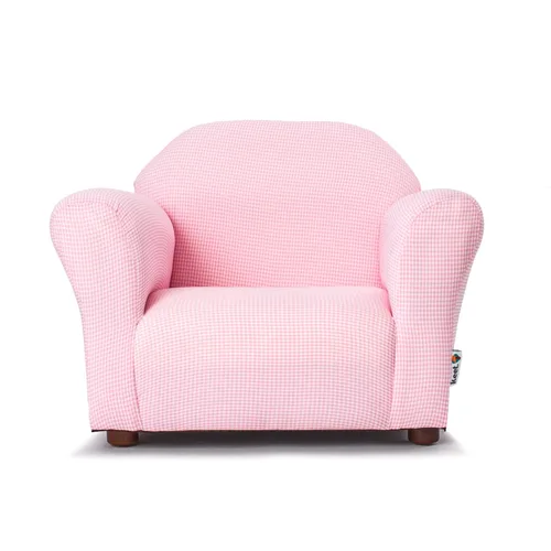 Miniatura 9 de Silla Gingham redondeada Keet, Silla club, Marrón