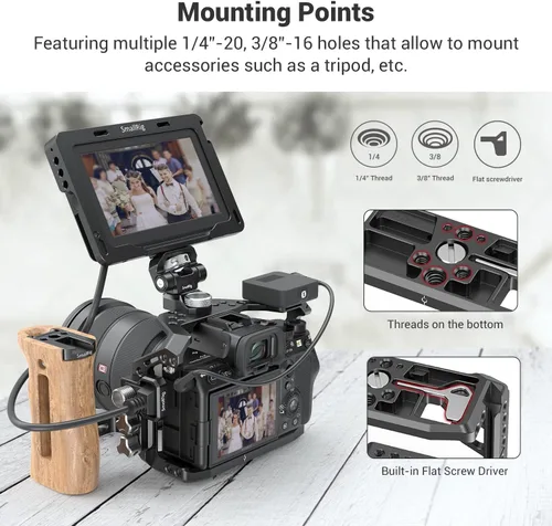 Miniatura 6 de SMALLRIG Armazón para cámara Sony Alpha 7S III / A7S III / A7SIII / A7S3-2999