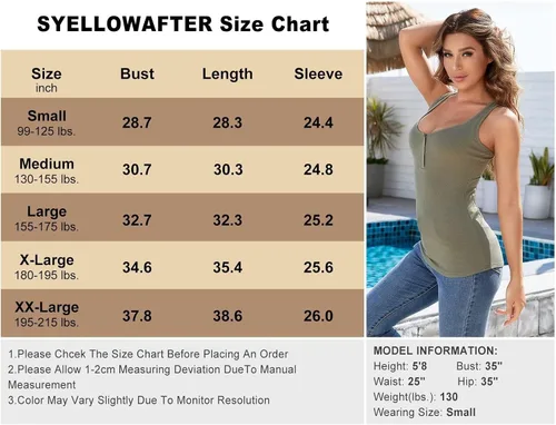 Miniatura 6 de Camiseta sin mangas elástica de verano para mujer, cuello redondo, acanalada,color solido, básica