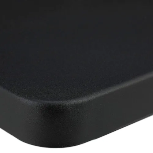 Miniatura 8 de Relaxdays Perchero de metal y madera moderno 3 ganchos y perchero, alto x ancho x fondo: 68.1 x 11.8 x 9.8 in, negro/marrón, 70% acero 30%, 1