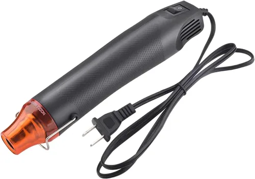 Mini pistola de calor portátil de 300 W, pistola de calor de mano de doble temperatura para eliminar vasos epoxi, pintura de burbujas de aire de