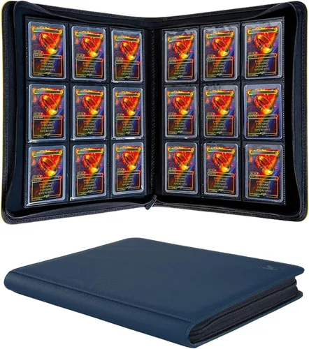 Miniatura 15 de Carpeta de tarjetas coleccionables de 2000 bolsillos, 20 bolsillos compatible con MTG, tarjetas deportivas y otras tarjetas de intercambio