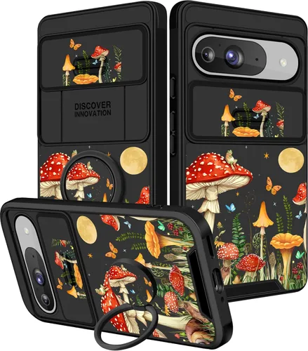 Miniatura 16 de Funermei Funda 2 en 1 para Google Pixel 7 Pro para mujeres, funda de teléfono de girasol lindo para niñas, diseño de flores florales femeninas