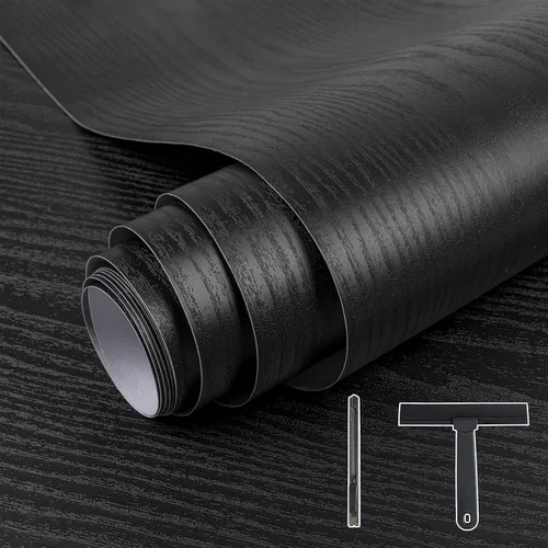 Miniatura 16 de TANONE Papel de Contacto de Madera para Cocina Despegar y Pegar Papel Tapiz, Papel Tapiz Autoadhesivo Removible para Encimeras Impermeable, Papel