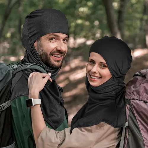 Miniatura 7 de Syhood 6 Pieces Balaclava Face Cover Breathable Long Neck Covers Summer Neck Protector for Men Sun Protection