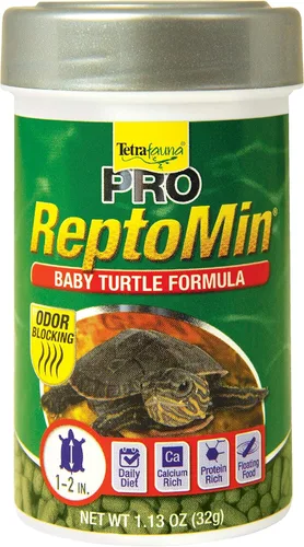 Miniatura 16 de Tetra TetraFauna PRO ReptoMin Pro Sticks Fórmula de tortuga para adultos, dieta diaria para tortugas acuáticas, 8.11 onzas