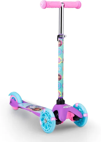 Miniatura 14 de Self Balancing Kick Scooter with Light Up Wheels, Extra Wide Deck, 3 Wheel Platform, Foot Activated Brake, 75 lbs Limit, Kids & Toddlers Girls or