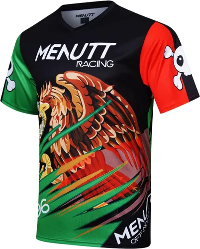 Miniatura 2 de MENUTT Camiseta de ciclismo de montaña para hombre, para motocross, México, MTB Downhill, camisetas para deportes de Rding