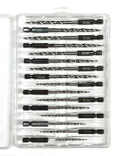 Miniatura 7 de FTG USA Juego de brocas avellanadoras cónicas – 16 piezas de repuesto para brocas avellanadoras #4 (7/64 pulgadas), #6 (9/64 pulgadas), #8