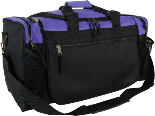 Miniatura 12 de DALIX - Bolsa deportiva de 20 pulgadas con bolsillos de malla y para objetos de valor, para gimnasio y viaje