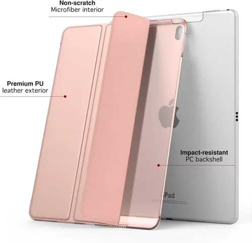 Miniatura 7 de Funda MoKo ultra fina con soporte inteligente para iPad Pro 10.5 2017 - Tablet matriz, 1-Oro Rosa