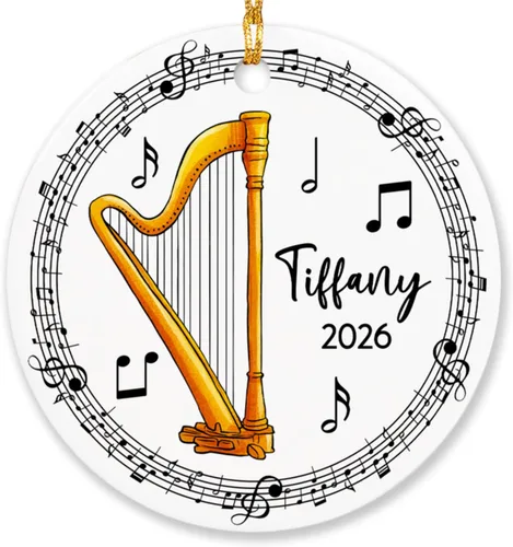 Miniatura 18 de Adorno de acordeón personalizado de Navidad, adorno de instrumento musical de acordeón para árbol de Navidad 2025, adorno de acordeón regalo