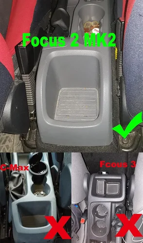 Miniatura 3 de Caja de cuero para reposabrazos de consola central de automóvil de repuesto para Ford Focus 2 MK2 2007 2008 2009 2010 2011 caja de almacenamiento