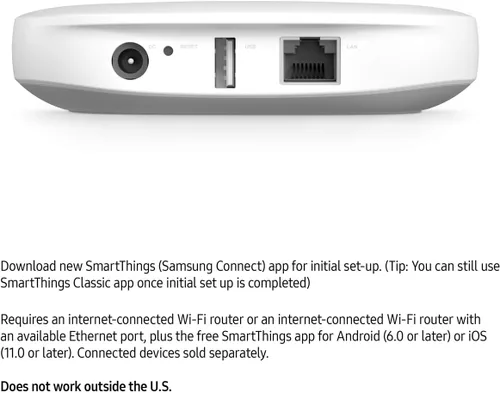 Miniatura 2 de SmartThings Hub de 3ra Generación [GP-U999SJVLGDA] Hub de Automatización del Hogar Inteligente Monitoreo del Hogar Dispositivos Inteligentes