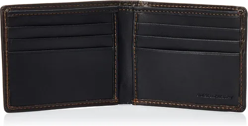 Miniatura 5 de Skechers Cartera de cuero RFID con bolsillo abatible para hombre