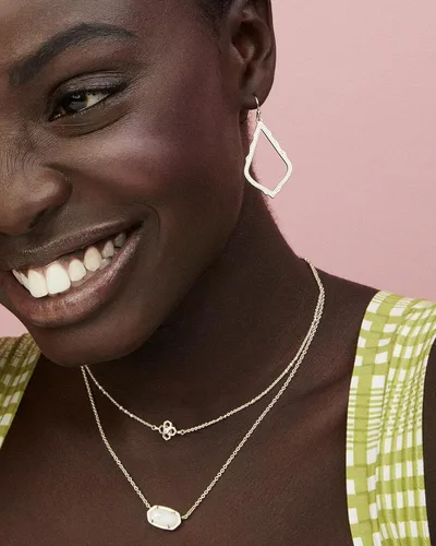 Miniatura 4 de Collar con dije Kendra Scott Elisa para mujer, joyería de moda, chapado en oro de 14 quilates