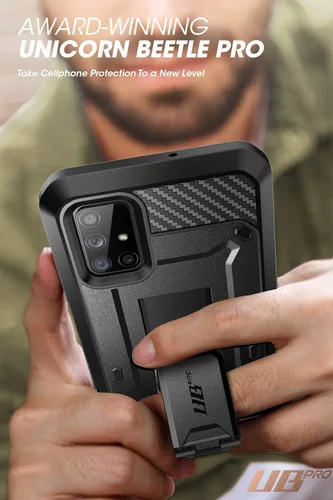 Miniatura 7 de SUPCASE Funda para Samsung Galaxy A71 5G [no para A71 5G UW Verizon], [Protector de pantalla integrado, soporte y clip para cinturón] Funda