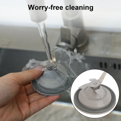 Miniatura 6 de Cuchilla de repuesto para licuadora de acero inoxidable con junta de silicona compatible