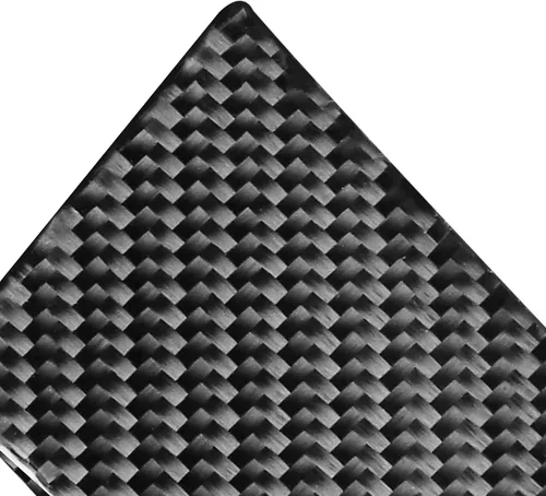 Miniatura 6 de Accesorios de fibra de carbono suave real para interior de coche, panel de cambio de marchas, cubierta de cenicero, calcomanía negra compatible