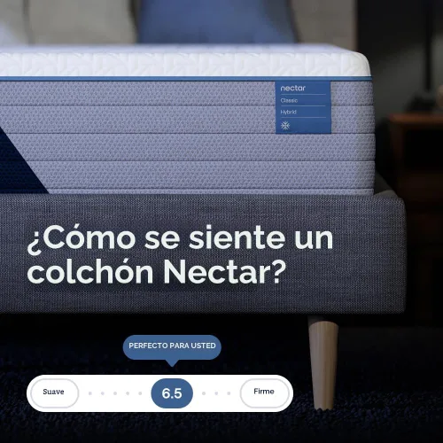 Miniatura 3 de Nectar - Colchón híbrido clásico de 12" individual - Firmeza media - Espuma viscoelástica y muelles interiores - Capa superior refrescante - Alivio