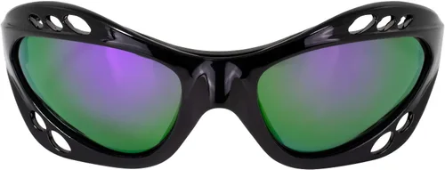 Miniatura 6 de Birdz Gafas de sol Seahawk polarizadas acolchadas 3 pares con correa para deportes acuáticos, surf, kayak, jetski, monturas plateadas y negras