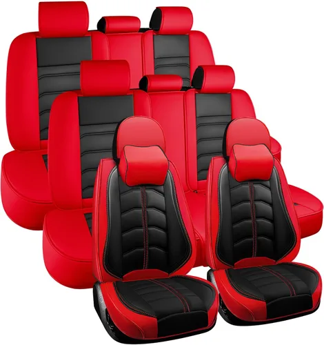 Miniatura 23 de Funda de asiento de auto de 7 asientos para Nissan Pathfinder 2003-2025, fundas de asiento duraderas, resistentes al desgaste, impermeables