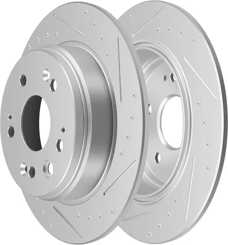 Miniatura 12 de SCITOO Kits de rotores de freno de disco trasero para Jeep Grand Cherokee 1999-2004