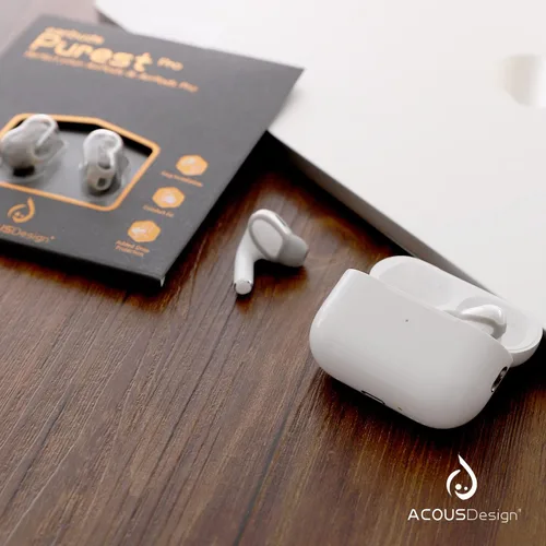 Miniatura 5 de ACOUS Design Purest Pro - Fundas de silicona antideslizantes para audífonos deportivos de repuesto para mejorar la calidad de sonido, compatible