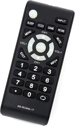 NS-RC4NA-17 NSRC4NA17 - Remoto de repuesto compatible con Insignia TV NS-40D510MX17 NS-24D510NA17 NS-32D310MX17 NS-32D310NA17 NS-32D311NA17