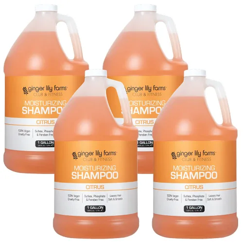 Miniatura 14 de Ginger Lily Farms Club & Fitness Champú hidratante para todo tipo de cabello, 100% vegano y libre de crueldad, aroma a aloe vera, repuesto de 1