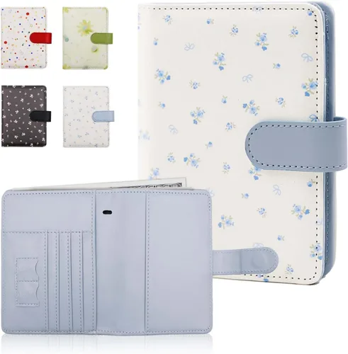 Miniatura 39 de Melsbrinna - Funda para pasaporte, ranuras para tarjetas, bonita funda para pasaporte para mujeres/hombres, resistente al agua con bloqueo RFID