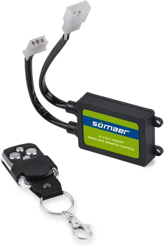 Miniatura 9 de Kit de arnés de cableado con control remoto inalámbrico para barra de luz LED de 12 V, soporta 1/2 cables, 4 modos