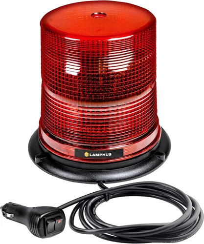 Miniatura 19 de LAMPHUS AURA 5.5" SAE Clase 1 LED de 12 W luz estroboscópica de emergencia Advertencia luz testigo para remolque construcción camiones Vehículos