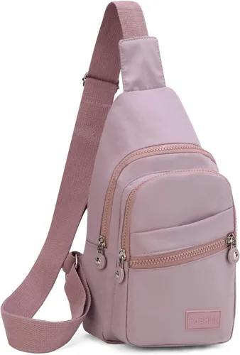 Miniatura 14 de EVANCARY - Mochila pequeña tipo bandolera para mujeres y hombres, mochila de pecho tipo bandolera para viajes, senderismo y actividades al aire