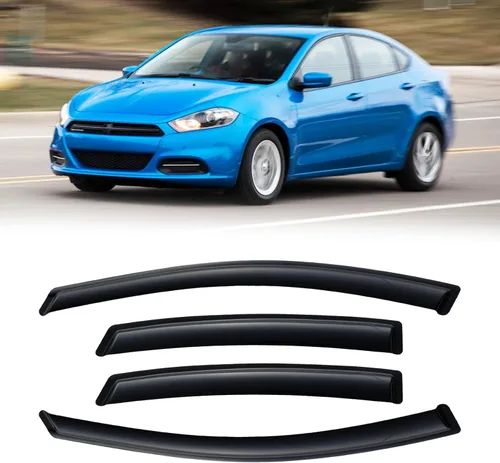 Miniatura 85 de Visera de ventana para Honda Civic 2022-2025, protectores de lluvia de canal exterior, escudos, deflector de ventilación, sombra, viento, humo